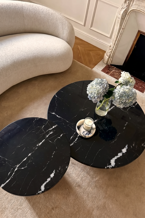 Table basse Duo en marbre