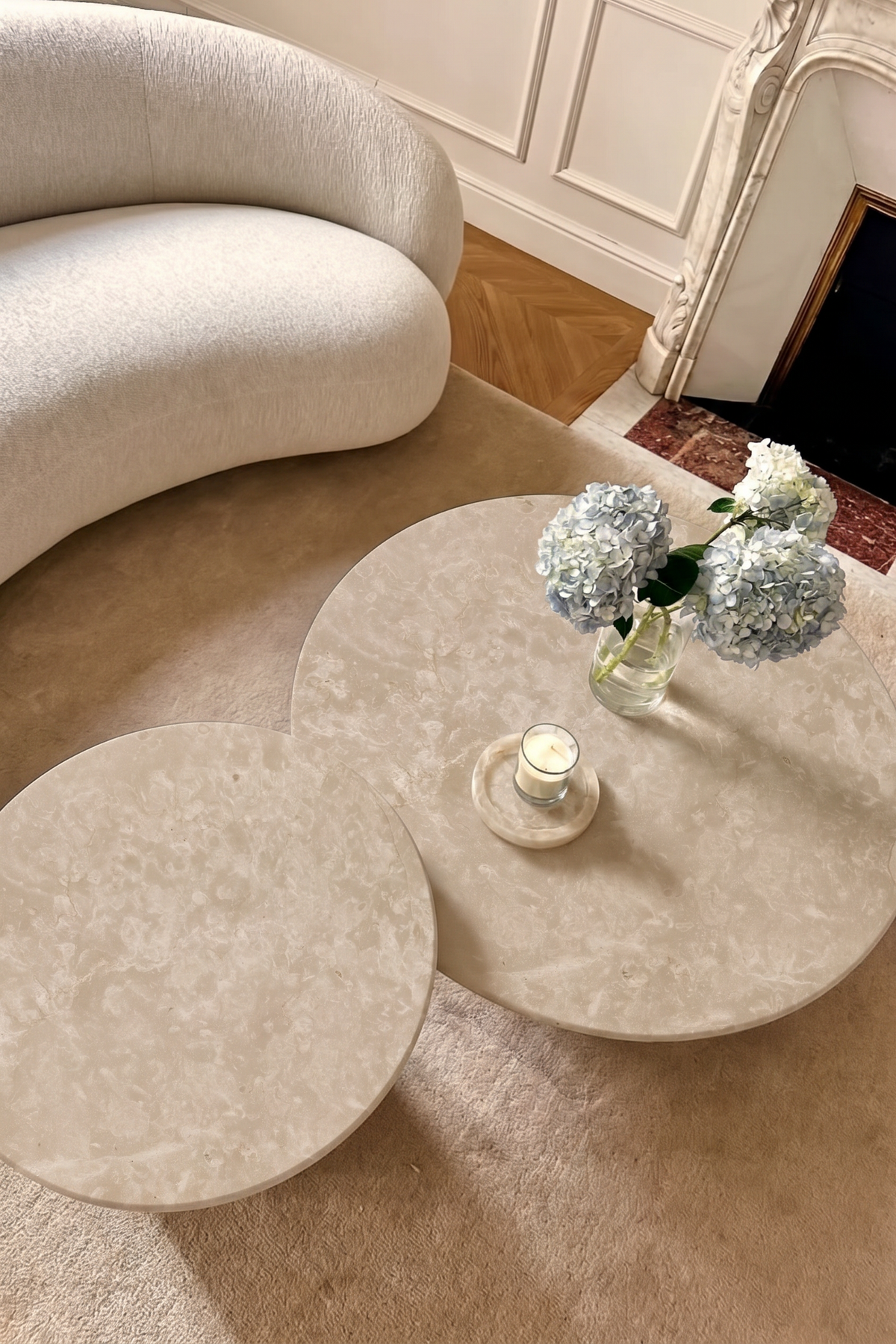 Table basse Duo en marbre