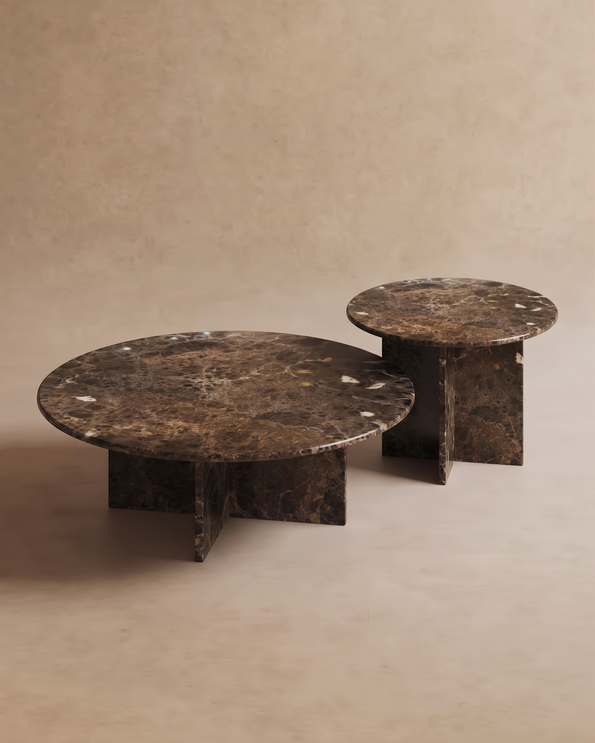 Table basse Duo en marbre