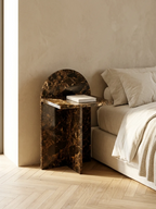 Table de chevet Arche en marbre