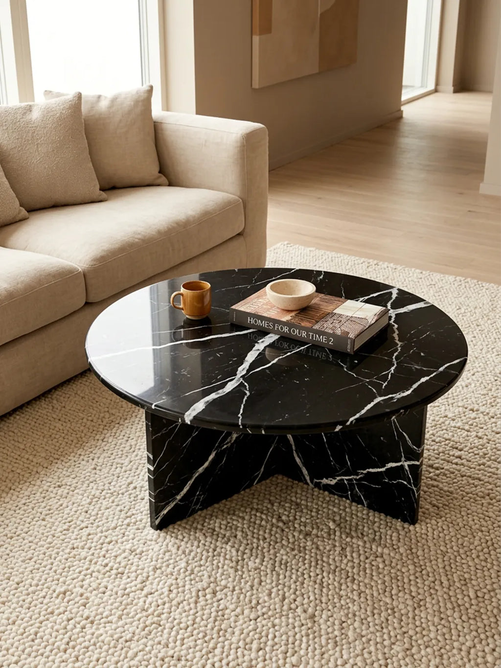 Table basse ORBIT en marbre
