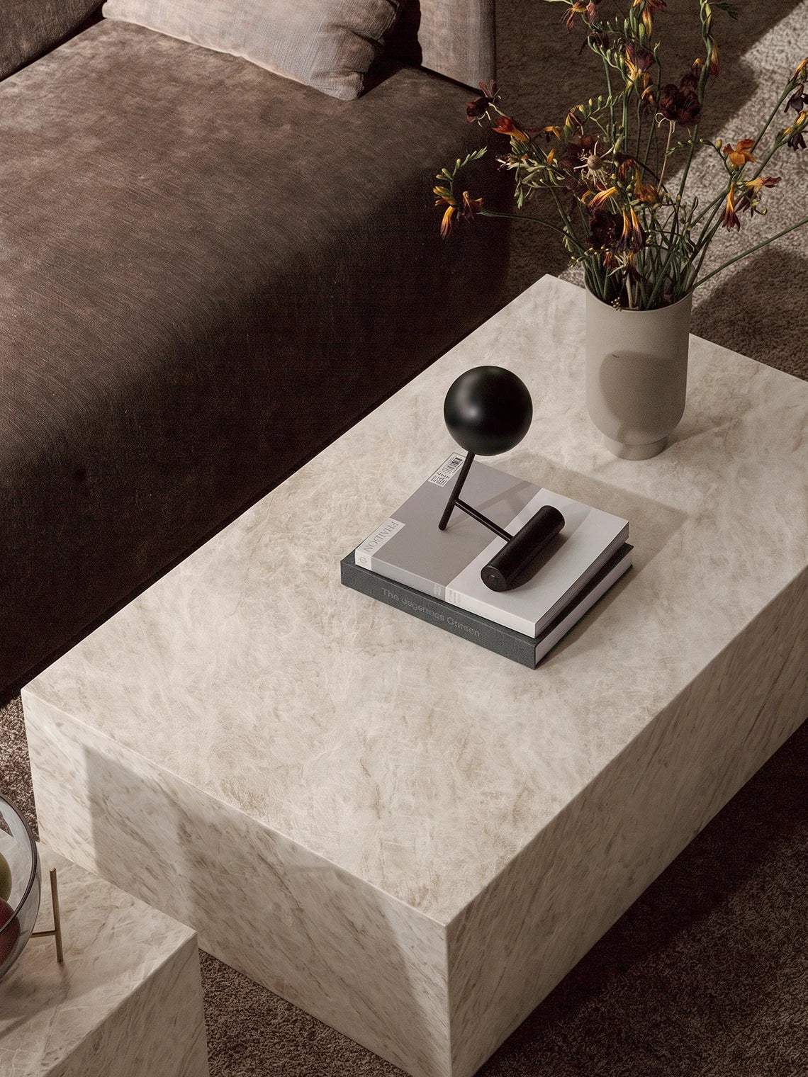 Table basse BLOK en porcelaine
