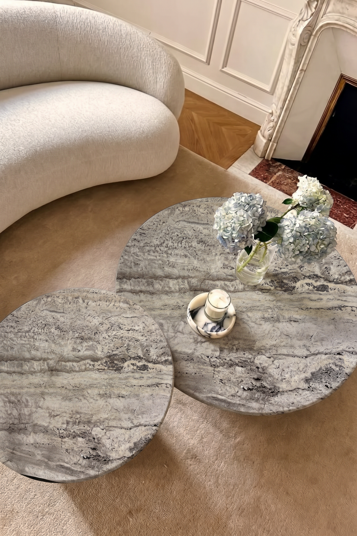 Table basse Duo en marbre